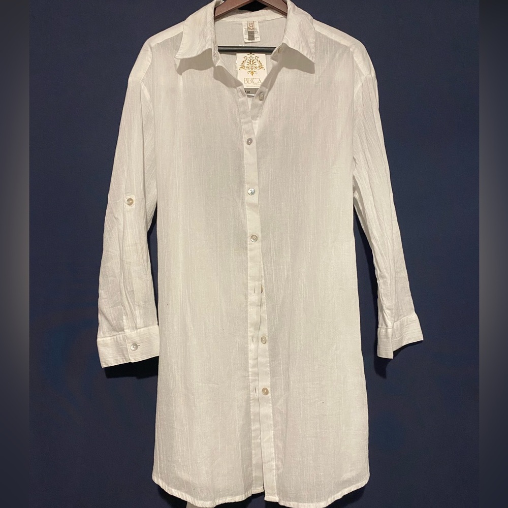 100% cotton button down